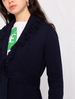 Thumbnail for your product : P.A.R.O.S.H. Frayed-Edge Cotton Cardigan