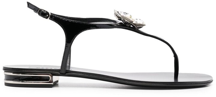 Crystal Sandals | Shop the world's largest collection of fashion 