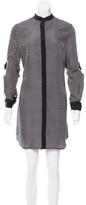 Thumbnail for your product : 3.1 Phillip Lim Windowpane Print Long Sleeve Shirtdress