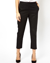 Thumbnail for your product : ASOS COLLECTION Crop Pants in Linen
