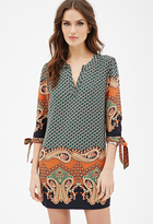 Thumbnail for your product : LOVE21 LOVE 21 Paisley Print Shift Dress