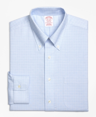 Brooks Brothers Non-Iron BrooksCool® Madison Fit Parquet Check Dress Shirt