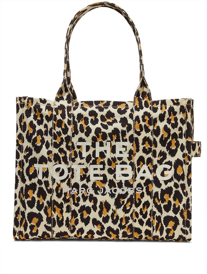 large leopard tote