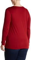 Thumbnail for your product : Susina Soft Crew Long Sleeve Tee (Plus Size)