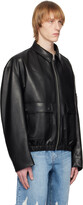 Thumbnail for your product : System SSENSE Exclusive Black Faux-Leather Jacket