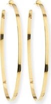Thumbnail for your product : Jennifer Zeuner Jewelry Large Hoop Earrings in 18K Gold Plate