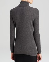 Thumbnail for your product : Bloomingdale's C by Windowpane Intarsia Turtleneck Cashmere Sweater