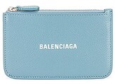 Thumbnail for your product : Balenciaga Cash Long Coin and Card Holder in Blue