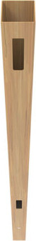 Barrette Outdoor Living Horizontal Fence 5 in. x 5 in. x 108 in. Cypress Vinyl End Post