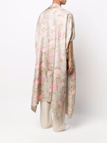 Thumbnail for your product : Pierre Louis Mascia Aloe rose-print silk top