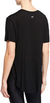 Thumbnail for your product : Alo Yoga Lithe Crewneck Short-Sleeve High-Low Tee