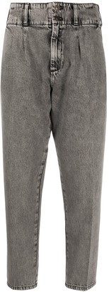 Cropped Tapered Trousers