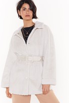 Thumbnail for your product : Nasty Gal Womens Love Never Belt This Good Faux Fur Coat - White - 16
