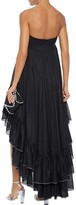 Thumbnail for your product : Alexandre Vauthier Strapless Crystal-embellished Gathered Cotton-broadcloth Dress
