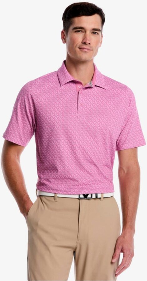 Callaway Timeless Chevron Print Men's Golf Polo Shirt