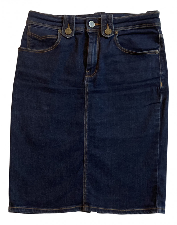 burberry jean skirt