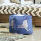 Thumbnail for your product : East Urban Home 13" Wide Square Cube Ottoman