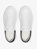 Thumbnail for your product : Alexander McQueen white and black Oversized sneakers