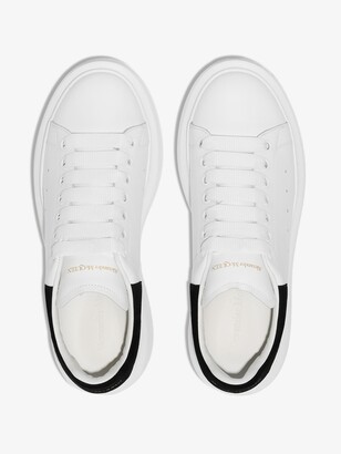 Alexander McQueen white and black Oversized sneakers