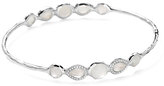Thumbnail for your product : Ippolita Stella Sterling Silver 10-Doublet Bangle in Mother-of-Pearl & Diamonds