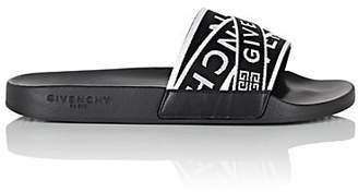 Givenchy Men's Logo Rubber Slide Sandals - Wht.&blk.