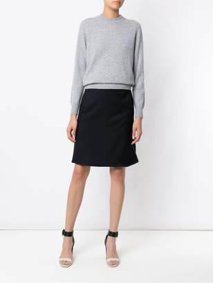 Egrey straight-fit skirt