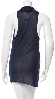 Helmut Lang Sleeveless Cowl Neck Top w/ Tags