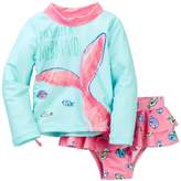Thumbnail for your product : Wetsuit Club I'm Really A Mermaid Rashguard & Ruffle Skirt Bottom Set (Baby Girls 12-24M)