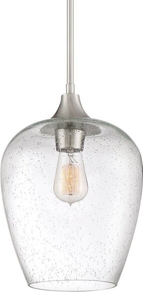Quoizel Towne Mini Pendant Light in Silver
