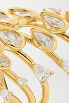 Thumbnail for your product : Fernando Jorge Flare Small 18-karat Gold Diamond Ring