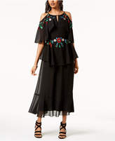 Thumbnail for your product : Nanette Lepore Nanette by Floral Embroidered Flounce Maxi Dress