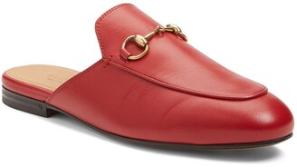 gucci princetown mule red