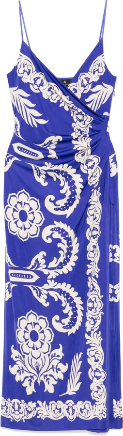 Etro Paisley-Print Midi Skirt