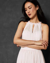 Thumbnail for your product : Ted Baker TALAYEH Embellished neckline maxi dress