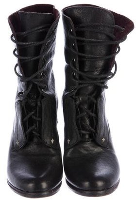 Rag & Bone Leather Lace-Up Boots