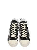 Thumbnail for your product : Gienchi Jean Michel Hi Black Suede Sneakers