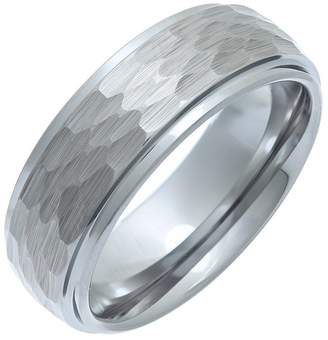 Theia Nickel Free Tungsten - Matt Centre and Highly Polished edges - 8mm Wedding Ring for Gents - Size O