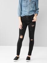 Thumbnail for your product : Gap 1969 Destructed Resolution True Skinny High-Rise Jeans