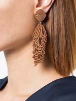 Thumbnail for your product : Sachin + Babi beaded chandelier earrings
