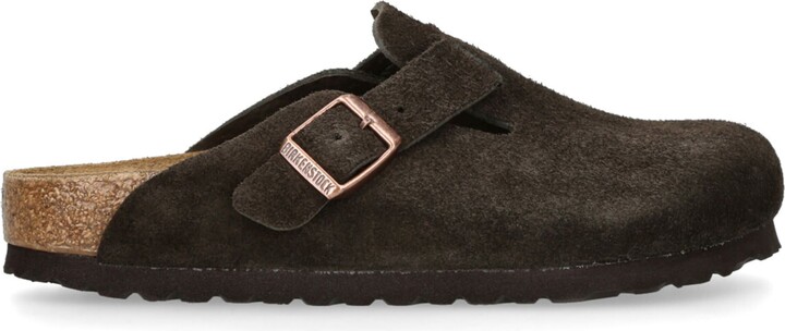 Birkenstock Suede Boston Clogs