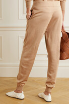 Thumbnail for your product : Olivia von Halle Gia Shanghai Silk And Cashmere-blend Hoodie And Track Pants Set - Beige