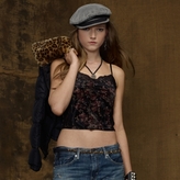 Thumbnail for your product : Denim & Supply Ralph Lauren Printed Velour Camisole