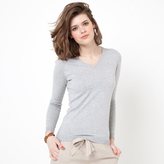 Thumbnail for your product : La Redoute R essentiel Lightweight Cotton V-Neck Sweater
