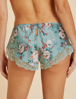 Thumbnail for your product : Marks and Spencer Silk & Lace Floral French Knickers