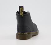 Thumbnail for your product : Dr. Martens Brooklee Kids Lace Up Inside Zip Boots Black