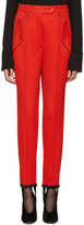 Nina Ricci - Pantalon rouge Stirrup