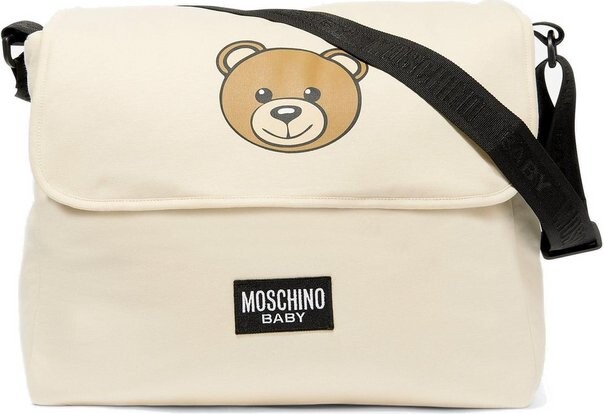 MOSCHINO BAMBINO Leo Teddy Foldover Top Changing Bag