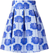 Thumbnail for your product : P.A.R.O.S.H. floral jacquard skirt