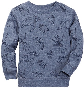 Joe Fresh Long Sleeve Printed Sweatshirt (Toddler & Little Boys)