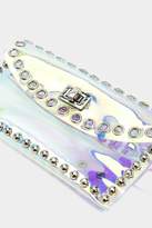 Thumbnail for your product : Nasty Gal WANT I Can See Your Holo Studded Belt Bag